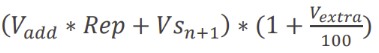 Volume Calculations for working solutions equation