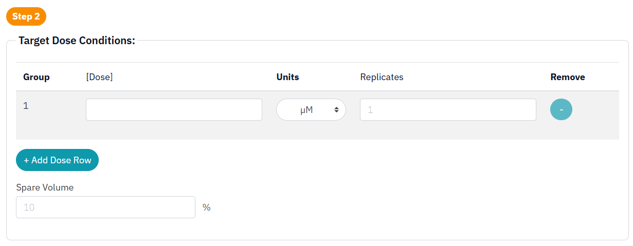 Step 2 in the Drug Dosing Calculator, reference
