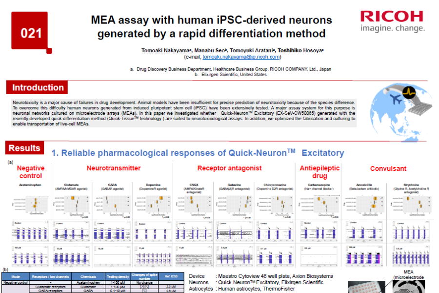 MEA assay with hiPSC-neurons