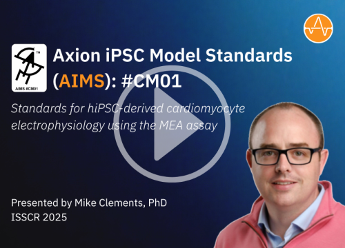 Standards for hiPSC-derived cardiomyocyte electrophysiology using the MEA assay