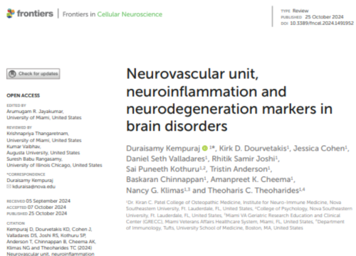 Frontiers in Cellular Neuroscience, 24 October 2024