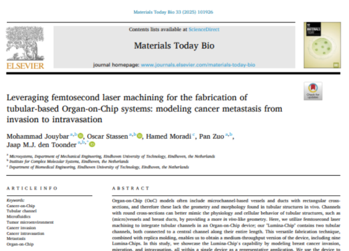 Materials Today Bio, 29 May 2025