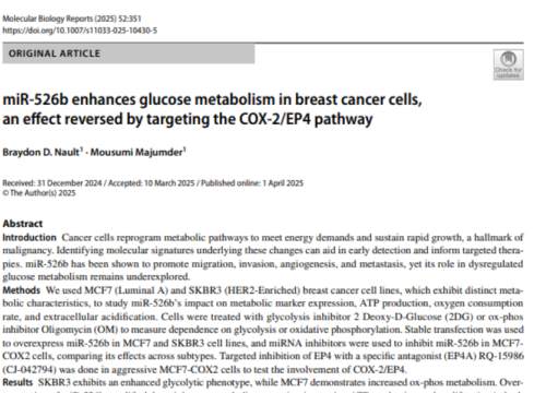 Molecular Biology Reports, 01 April 2025