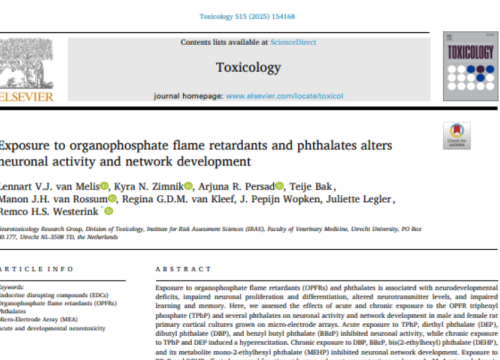 Toxicology, 1 May 2025