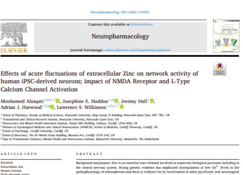 Neuropharmacology, 27 March 2026