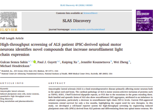 SLAS Discovery, 14 March 2026