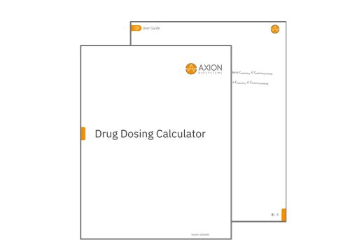 User Guide - Drug Dosing Calculator